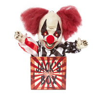 Premier Halloween  HorrorJester clown Jack in Box Animated Decoration Premier