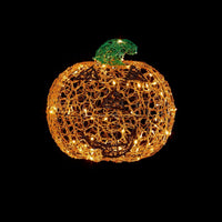 Premier Decorations 45cm Soft Acrylic 3D Pumpkin with Warm White LEDs Premier