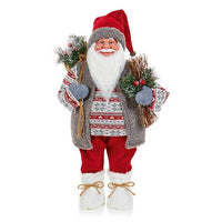 Decorative 60cm Height Plush Santa Claus Figurine Premier