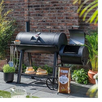 Char-Griller Competition Charcoal Smoker BBQ With Offset Char-Griller