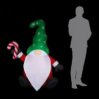 Outdoor Christmas Decorations Inflatable Gonk - 1.5m LED Lights Premier