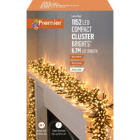Cluster Christmas Tree String Lights Outdoor & Indoor Timer 8 Modes 1132 LED Netta