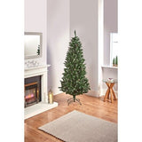 Premier Decorations 7ft Rocky Mountain Pine Artificial Christmas Tree PVC Premier