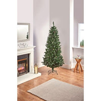 Premier Decorations 7ft Rocky Mountain Pine Artificial Christmas Tree PVC Premier
