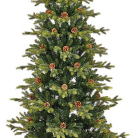 Premier Artificial Christmas Tree 2.1M Michigan Pine PE PVC with Cones Premier