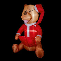 Premier Christmas 1.8m Inflatable Tedward the Teddy Bear with LED lights Premier