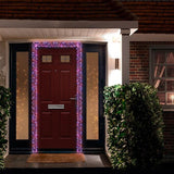 Premier 5.5m Garland 800 LED Door Christmas Lights -Rainbow OUT/INDOOR Premier