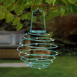 Solar Powered Spiral LanternS Garden Outdoor Decorative Hanging LED Lights The Outdoor Living Company