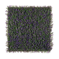 Artificial Plant Wall  Lavender Panels for Living Walls - 100 cm x 100 cm, Premier