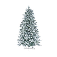 Christmas Flocked leyland spruce 2.1m 7ft - Decoration Artificial Festive Xmas Premier