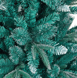 Premier Artificial Christmas Tree 2.1M Bluemont Fir PE.PVC Silver Glittered Tips Premier