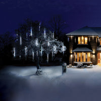 15pc 10.5m 70cm Premier Snowing Icicle Christmas Lights with 450 Cool White LEDs Samuel Alexander