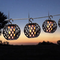 LED Ball Solar Light Party Fairy Outdoor Retro Ball String Lights Patio Garden Premier