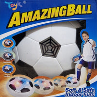 Kids LED Hover Ball Soft Foam Bumper Floats On Air Football Battery Operated NEW Unbranded