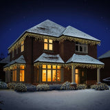 Premier Decorations 300 LED Multi Action Frosted Iciclebrights - Warm White Premier Decrations