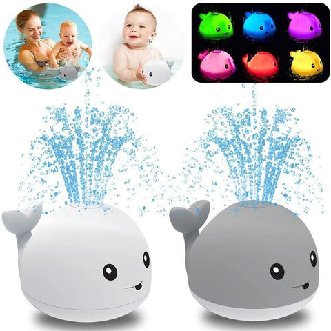 Led Baby Bath Toys Whale Bath Toy Whale Water Sprinkler Pool Toys Toddlers Uk Unbranded