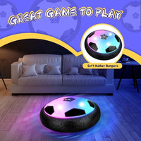 Kids LED Hover Ball Soft Foam Bumper Floats On Air Football Battery Operated Unbranded
