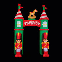 3m Santa's Toy Shop Inflatable Arch Christmas Decoration Xmas Prop Party Premier