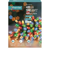 Premier 400 LED Battery Operated M/A Christmas Tree Light Warm Multicolored Premier