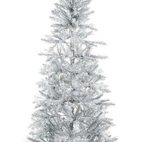 Premier Artificial Christmas Tree 2M Silver Laser Tree - Pvc Silver Premier