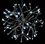 Christmas Xmas Indoor & Outdoor Matte Gold  Sputnik With Warm/White LEDs Lights Premier