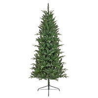 Premier Artificial Christmas Tree 2.1M Slim Aspen Fir PE PVC Tips Premier