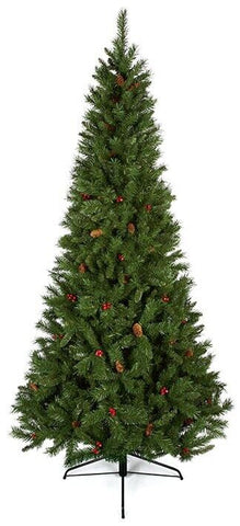 Premier Artificial Christmas Tree 2.1M Slim Alberta Berry Pine Premier