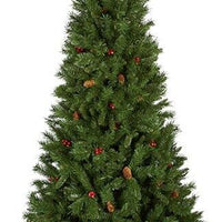 Premier Artificial Christmas Tree 2.1M Slim Alberta Berry Pine Premier
