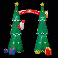 Premier 3m Inflatable Xmas Tree Arch  with Santa and Reindeer Premier