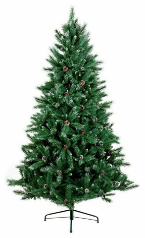 Premier Decorations Green 6ft Selwood Pine Christmas Tree With Pine Cones - Retail ABC - Branded Goods - Discount Prices