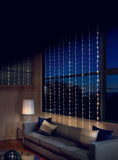 Cascading Curtain Lights 240 LEDs 1.5x2m Waterfall Speed Control Indoor/Outdoor - Retail ABC - Branded Goods - Discount Prices