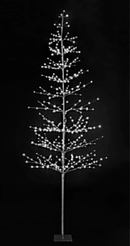1.2Metre 424 Ultra Brights LEDs Ice White Christmas Lights Pre Lit Tree Display - Retail ABC - Branded Goods - Discount Prices