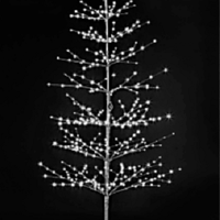 1.2Metre 424 Ultra Brights LEDs Ice White Christmas Lights Pre Lit Tree Display - Retail ABC - Branded Goods - Discount Prices