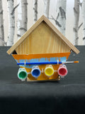 2 x Paint Your Own Wooden Birdhouse Indoor Activity for Kids Style chosen Random Unbranded
