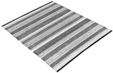 Outdoor Living Patio Rug Black Grey and White Babel Eco PET Rug Rever The Outdoor Living company