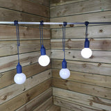 4 x LED Pull Cord Portable Hanging Rope Lights Garages Sheds Tents Battery Power LYTT