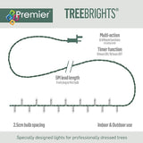 Premier 1000 Multi-Action TreeBrights with Timer LED Christmas Lights (White) Premier