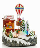 23cms Lit Fairground Sideshows Animated LED Xmas Christmas Santa Darts Balloon - Retail ABC - Branded Goods - Discount Prices