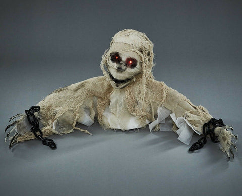 Ground Breaker Animated Head & Arms Flashing Red Eye Scary Sound Halloween Party - Retail ABC - Branded Goods - Discount Prices
