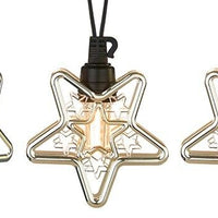 6  Falling LEDs Star Shaped Christmas Lights Warm white Premier