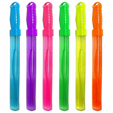 18 x Large Bubble Swords 36cm Wands Outdoor Party Summer Toys Fillers KANDY