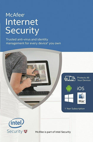 DOWNLOAD McAfee Internet Security 2022 1 Device 1 Year - FAST Delivery by Email McAfee