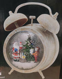 LED Glitter Water Snow Swirl Spinner Santa Snow Scene Christmas Xmas Decoration Festive Magic