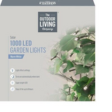 Solar Garden String Lights 1000 LED warm White Fairy Lights 25M Lit Length Premier