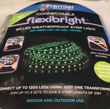Bundle - Flexibright 300 Green LED Strip Light 5m + Tranformer + 5m Ext Premier
