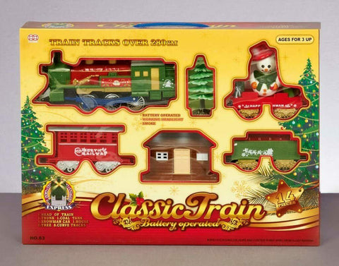 Premier 16 Piece Platform 53 Christmas Train Set With Light and Smoke Effect - Retail ABC - Branded Goods - Discount Prices