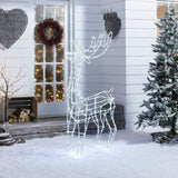 Premier 1.5m Mains Operated Indoor & Outdoor Acrylic Standing Christmas Reindeer Premier