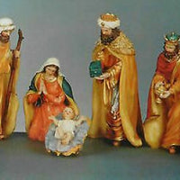 Christmas Nativity Set - 26CM / 7 Piece Nativity Scene - Quality Resin Figures