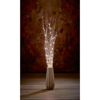 1M Rose Gold Light Up Twigs Warm White Christmas Decorations Premier