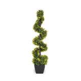 Spiral Tree 66cm Swirly Tree in pot with 50 Micro LED Timer String Premier